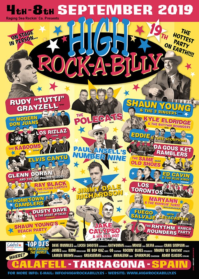 cartell rockabilly calafell 2019