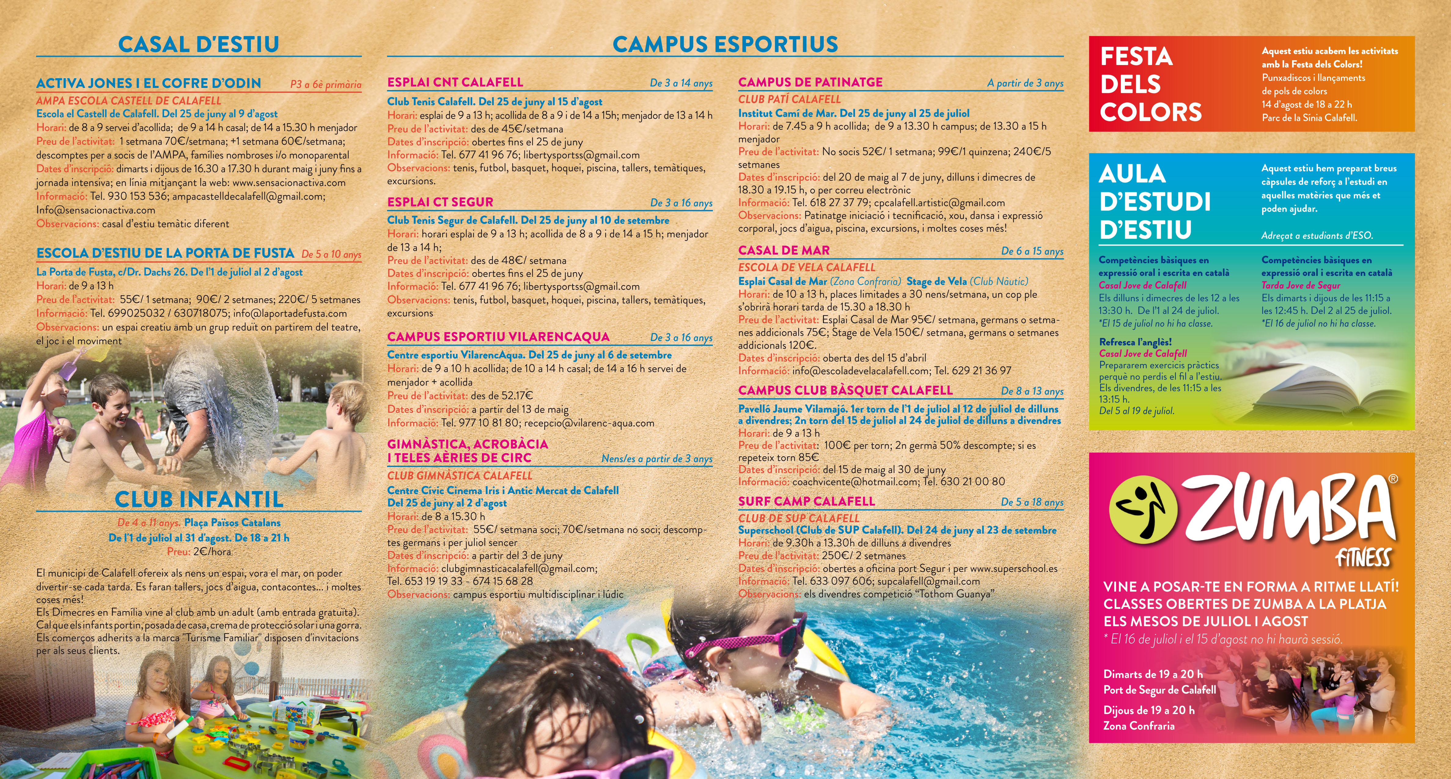 casals d'estiu calafell 2019